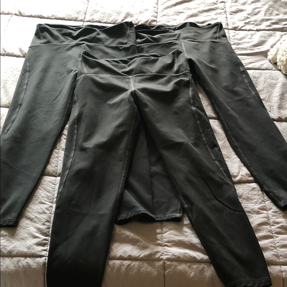 Jessica Simpson Black low-Waist Leggings Trio